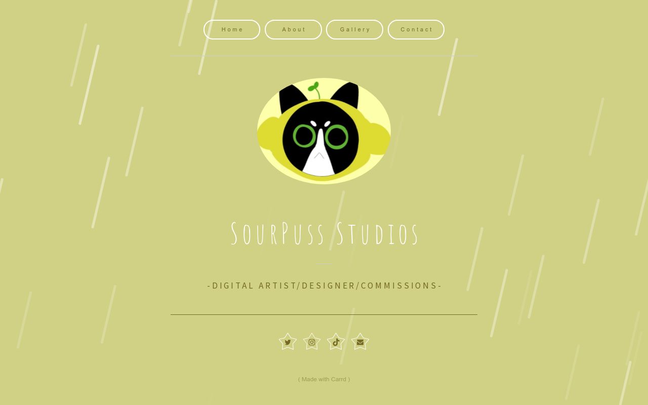 Carrd profile picture for @sourpuss
